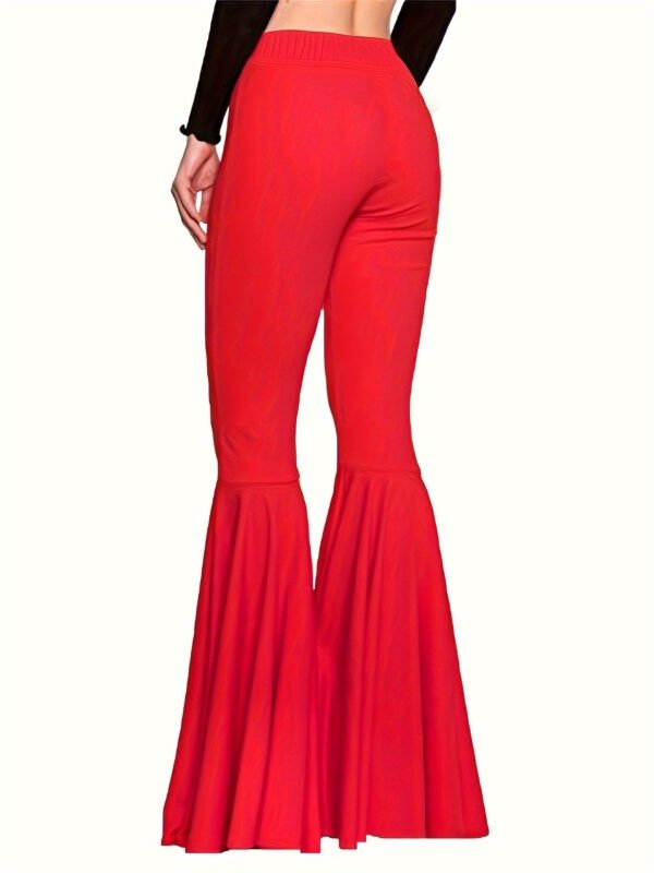 Women's Clothing Plus Size Loose Flared Pants - Image 5