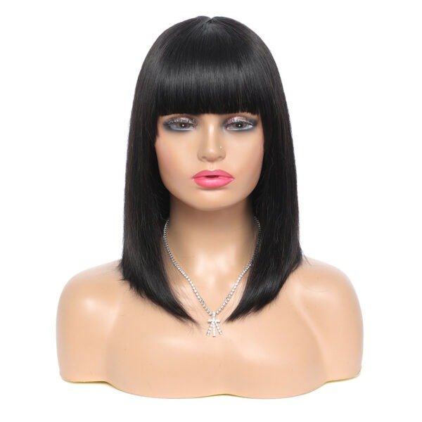 Women's Short Hair Series Real Hair Bob Headgear - Image 2