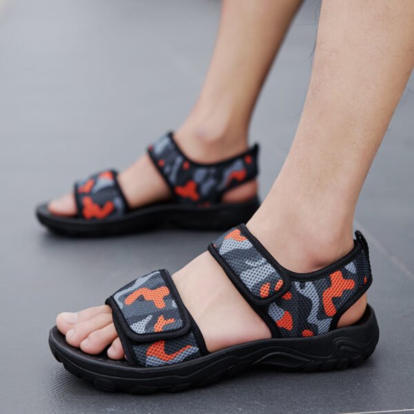 Men's Summer Casual Velcro Sandals - Image 3