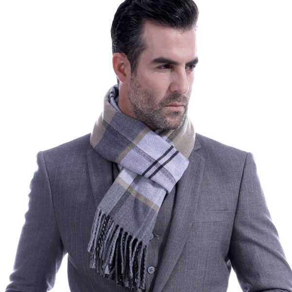 Man Scarf Male Middle-aged Student - Image 2