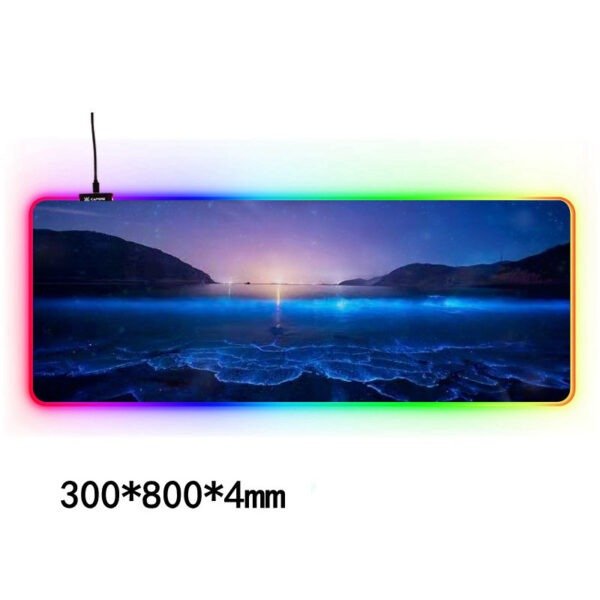 Large Mouse Pad, Gaming Gaming, Colorful Seaming, Waterproof Cloth - Image 2