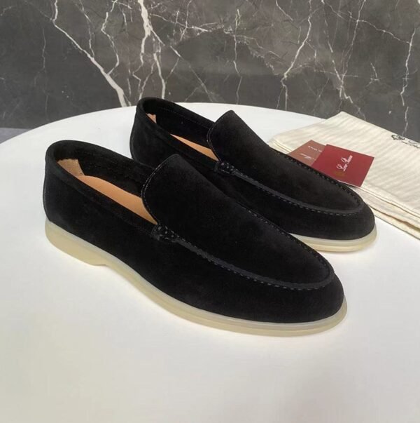 Men's Loafers Summer Casual Frost Flat Shoes Slip-on Driving Shoes - Image 6